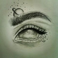 drawing by adyingpotato galaxy eye drawing doodle inspo