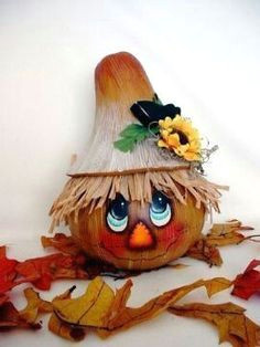 halloween halloween gourds halloween scarecrow halloween crafts halloween decorations hand painted gourds