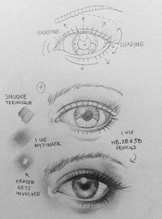 dibujo a lapiz paso a paso diy drawing eyes shading drawing drawing