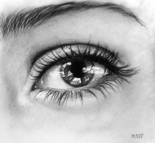 60 beautiful and realistic pencil drawings of eyes