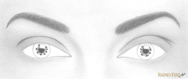 Drawing Eyes Shapes How to Draw A Pair Of Realistic Eyes Rapidfireart