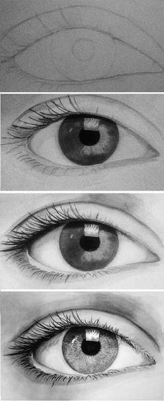 ojos reflejo more eye drawings