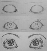 how to draw eyes by ladylaveen sketch of big amazing pretty eyes