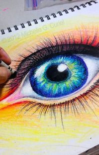 eye lesson crayons oil pastels drawing eyes eye drawings crayon drawings