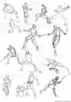 concept art character design skizzenbuch 1 fighting pose resources for capi