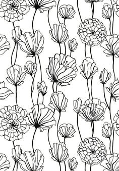 coloring for adults kleuren voor volwassenen flower pattern drawing flower pattern design floral