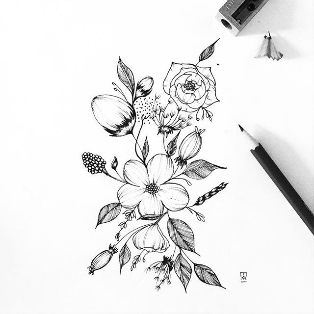 flower drawing