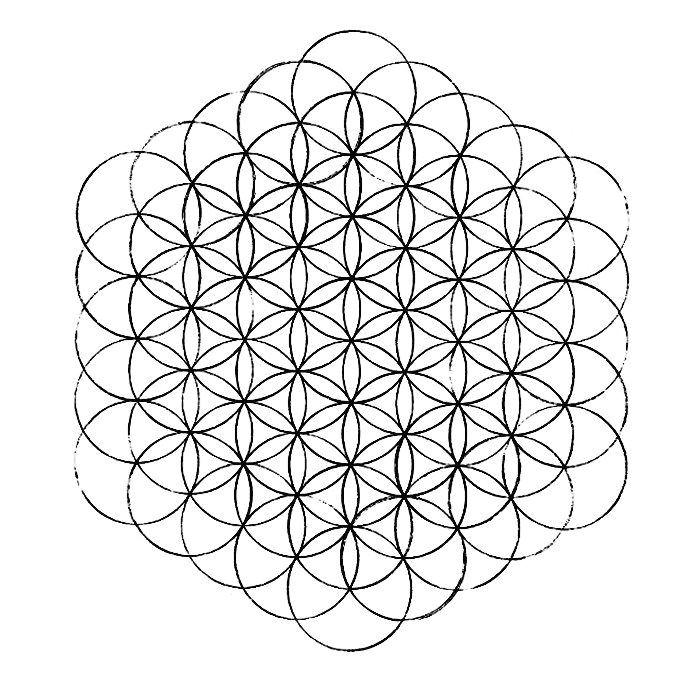 flower of life how to draw it