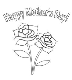 flower for mother s day coloring page for kids coloring worksheets for kindergarten coloring for kids