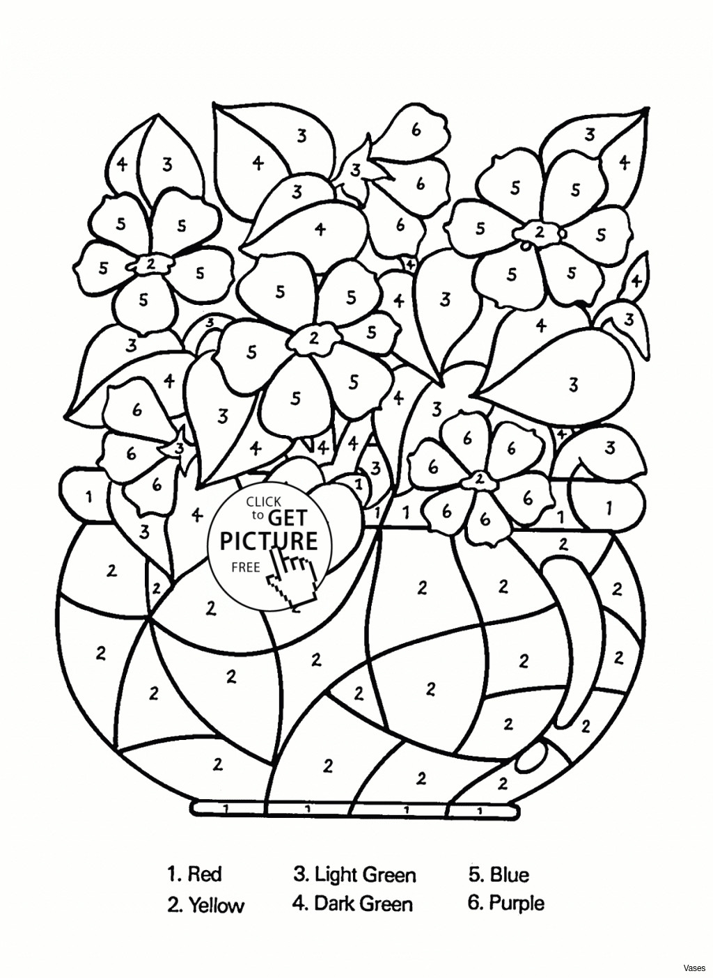 free printable kindergarten worksheets cool vases flower vase coloring page pages flowers in a top jpg