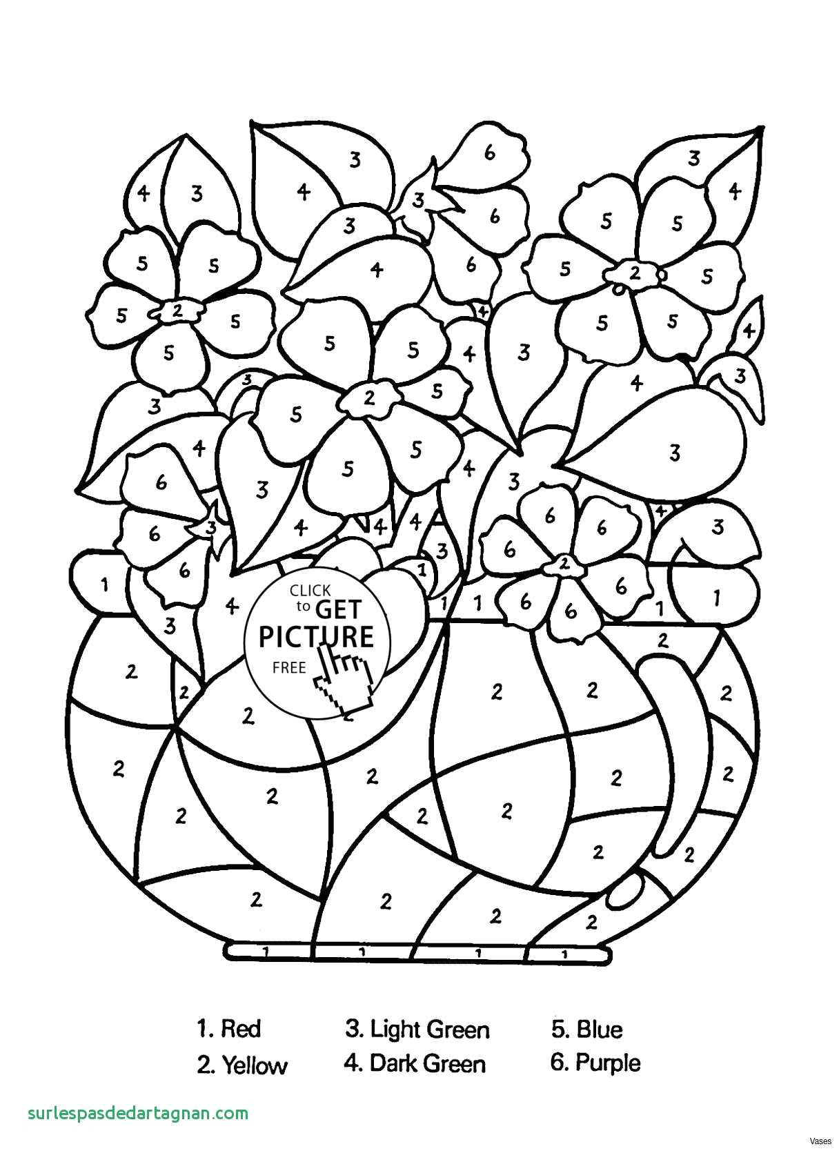 marker coloring page vases flower vase coloring page pages flowers in a top i 0d dot