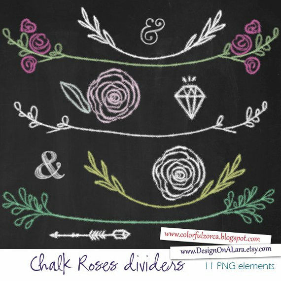 chalkboard wedding clipart chalk roses clipart chalk laurels clip art digital chalkboard laurels
