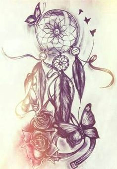 resultado de imagem para tattoos masculinas corujas com apanhador de sonhos dreamcatcher tattoo thigh butterfly