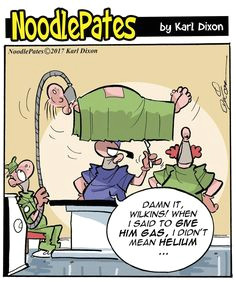 back to the noodlepates general hospital for today s cartoon on another point i have filmed myself drawing the whole of this cartoon and should be putting