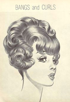 i love how despite having perfectly servicable cameras in the sixties ad men still preferred to draw pictures of their wares like this rad big curly wig