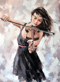 illustration by alexander gunin violin 2014