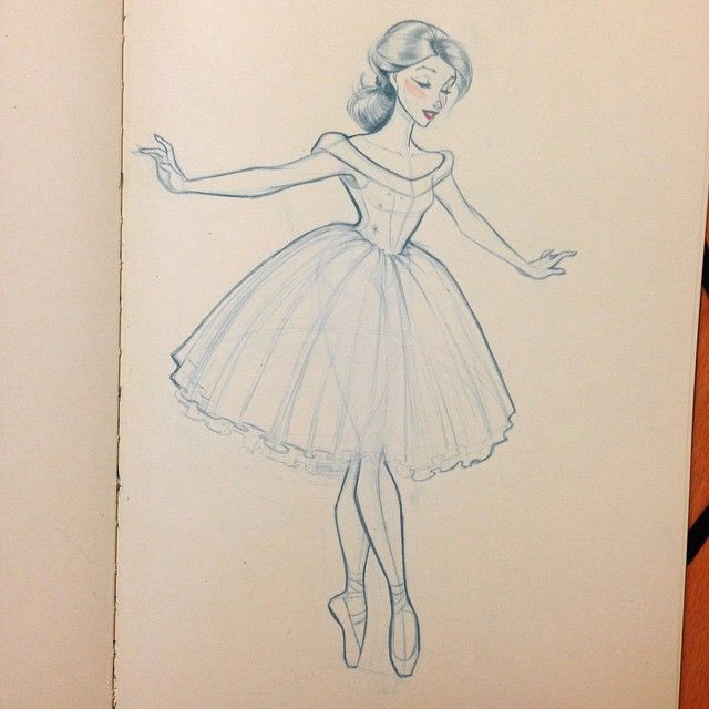 Drawing Girl Princess Dancing Pose Instagram Photo by Nicolegarber2 Drawing People