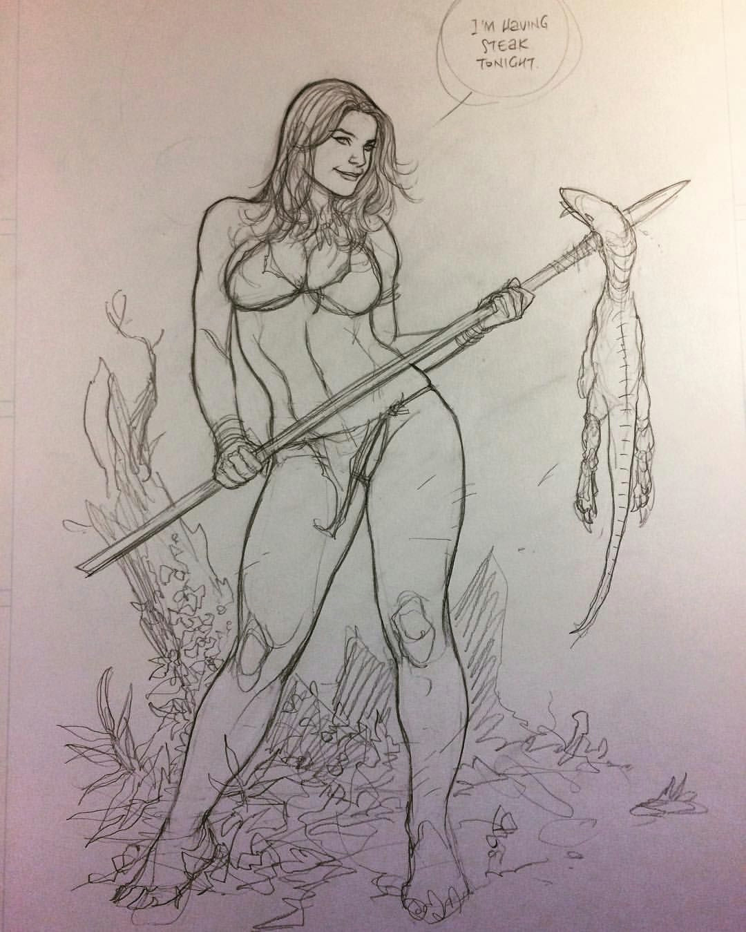 jungle girl by frank cho