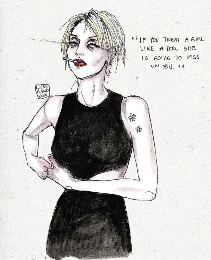 courtney lucas david pop art girl feminist art courtney love hole tumblr