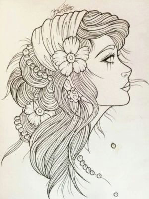 gypsy girl tattoo sketch i want to rock your gypsy soul van morrison into the mystic by nat scavone