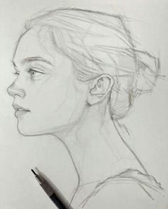 sketch girl face human face sketch person sketch woman sketch drawing reference
