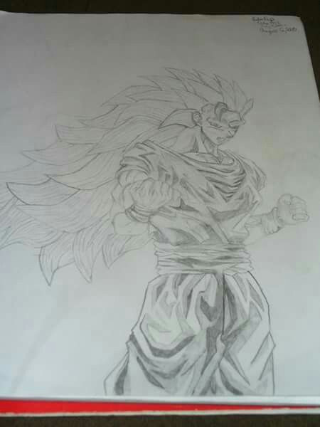 ssj 3 goku drawing