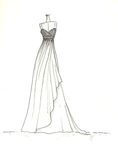 dress sketch of your special dress a perfect door dresssketch