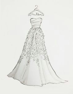 custom wedding dress sketch by drawthedress i just got mine back and it brought tears to my eyes