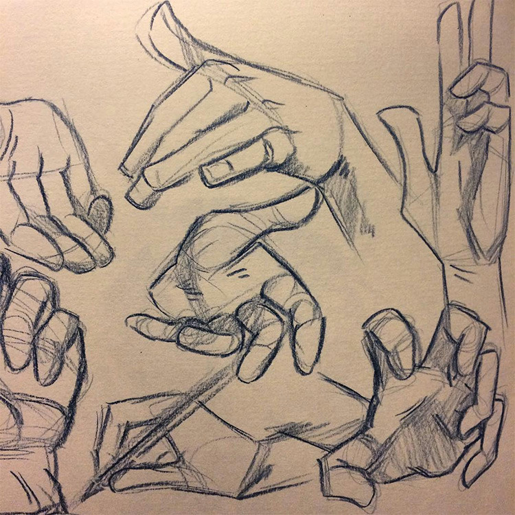 created by nikkidawes a basic hand practice