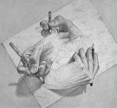 m c escher 3d pencil art 3d pencil drawings pavement art amazing drawings