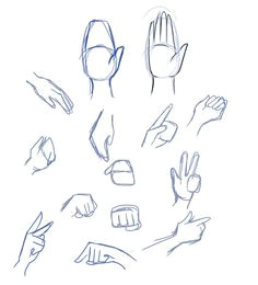 there are many techniques to draw hands but my favorite is the mitten technique