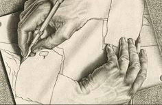 drawing hands by m c escher math genius and artist a celebrations of the