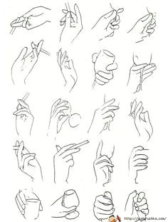 how to draw hands holding things