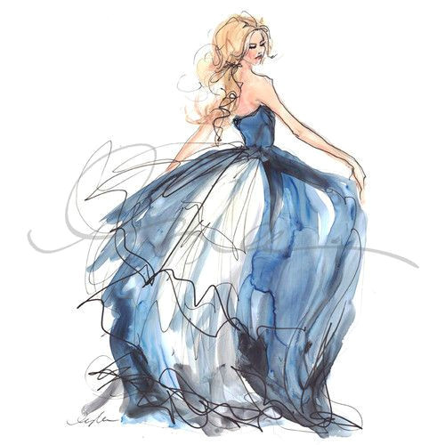the blue dress discovered on imgfave com drawing sketches art drawings sketch art