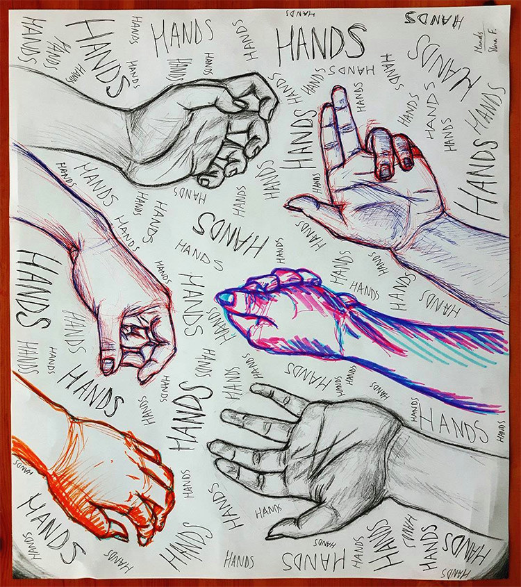 created by tsaichotic a colorful hand sketches