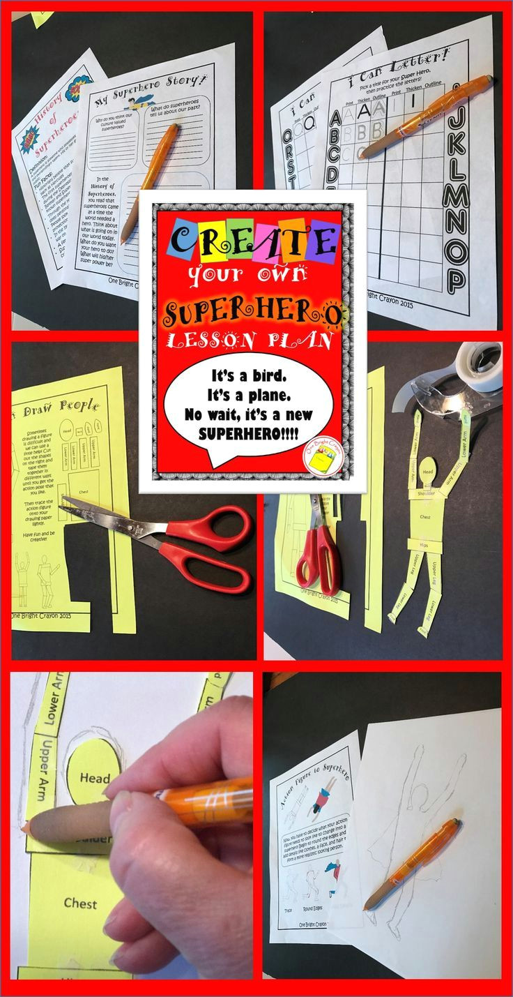 drawing figures is easy in this lesson on superheroes a fun student centered activity with everything from the history of superheroes easy figure drawing