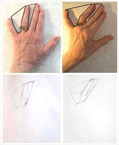 drawing hands tutorial starting with negative space teaching drawing drawing lessons drawing