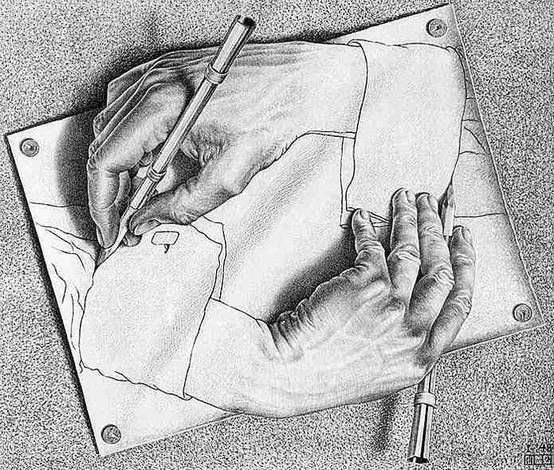 drawing hands mc escher