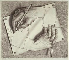 25 creative mathematical art pieces by maurits cornelis escher escher drawingsescher drawing handsart