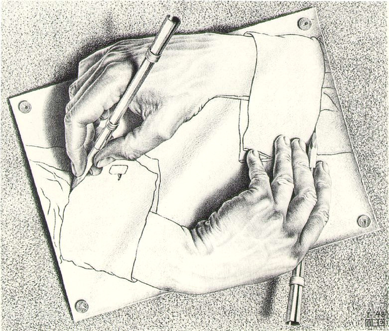 escher hands