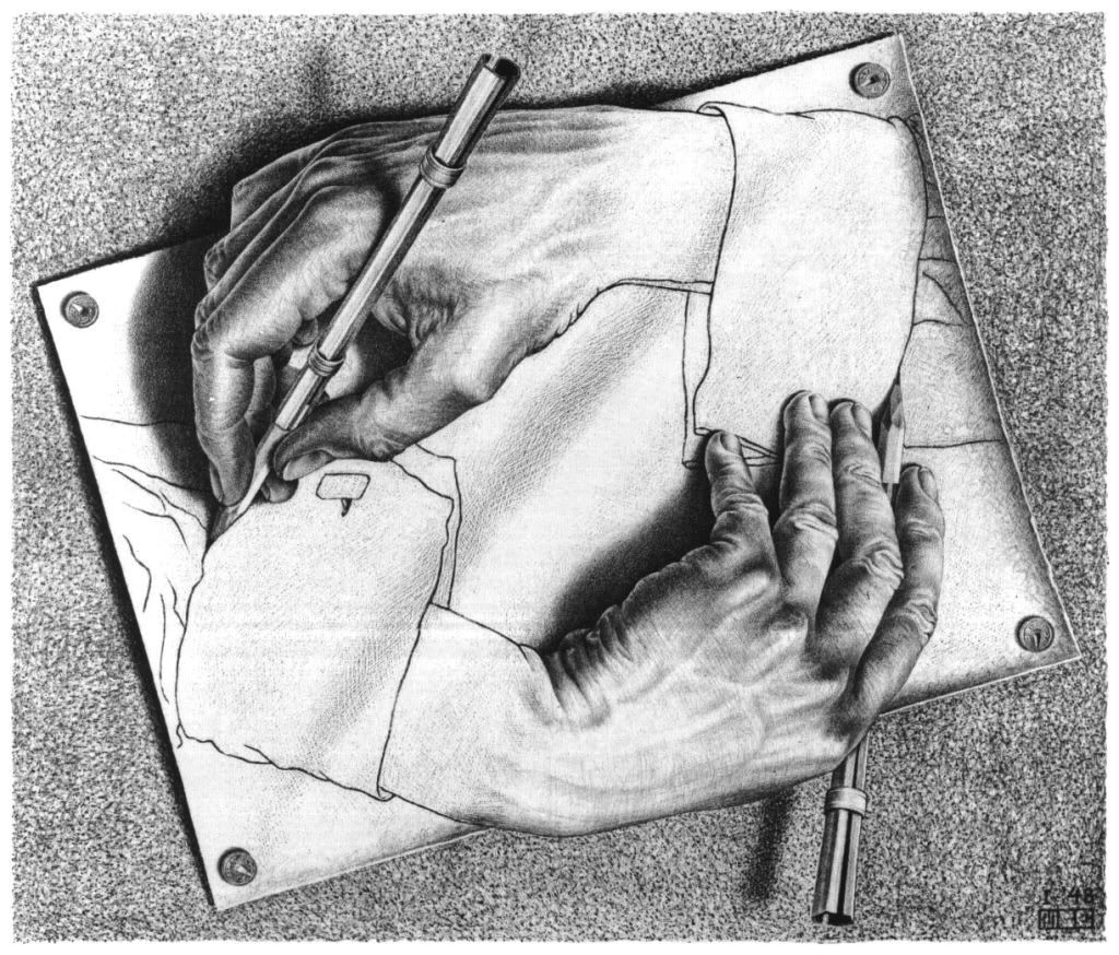 lithograph drawing hands mc escher lithograph 1948 photo drawing hands jpg