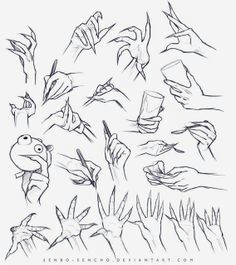 leradny helpyoudraw clawed hands reference by abrza from deviantart aka how to draw razer s hands amirite gltas