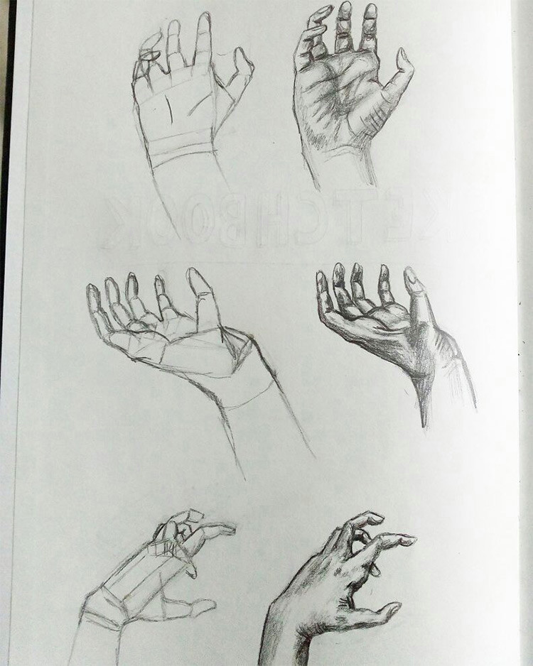 anatomy drawing practice fresh 100 drawings hands quick sketches amp