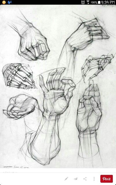 hand study to further my improvement on drawing hands