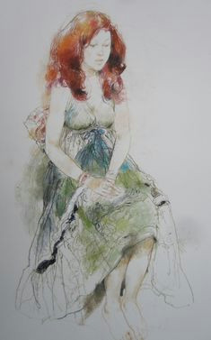 katie by victor ambrus figure drawings art drawings pastel portraits painted ladies