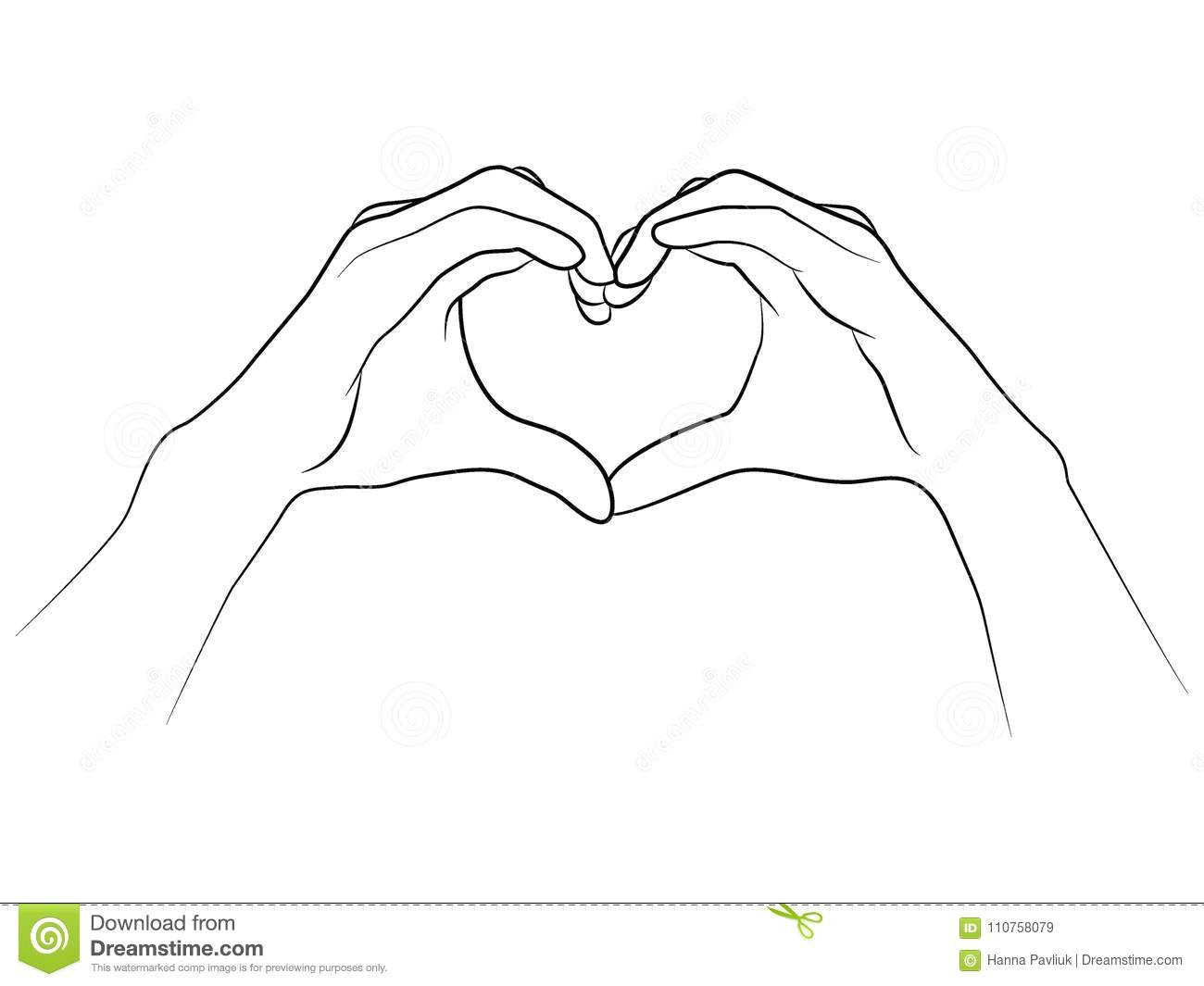 black and white hands folded together in the shape of a heart