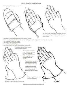 printable how to draw praying hands worksheet and lesson how to draw worksheets for young artist