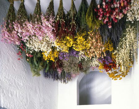dried flowers hanging from ceiling 93190841 5a71f7591d6404003745a2d9 jpg