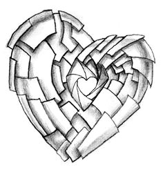 heart cool heart drawings heart pencil drawing cool tattoo drawings love heart drawing