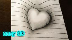 Drawing Heart Trick On Line Paper Trick Art On Line Paper Drawing 3d Hole Youtube Homeschool Art